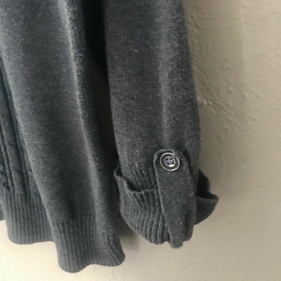Karen Scott Grey knit sweater - Picture 2 of 4